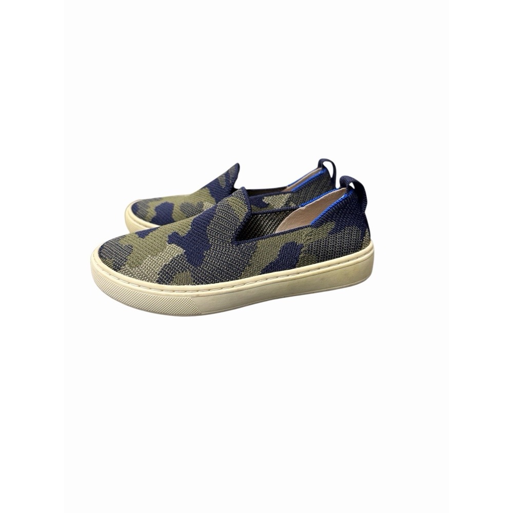 Rothy's The Kids Sneaker Spruce Green Camo Girl's Size 13 - Picture 4 of 7